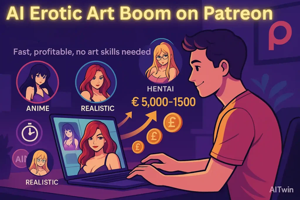 AI Erotic Art Boom on Patreon