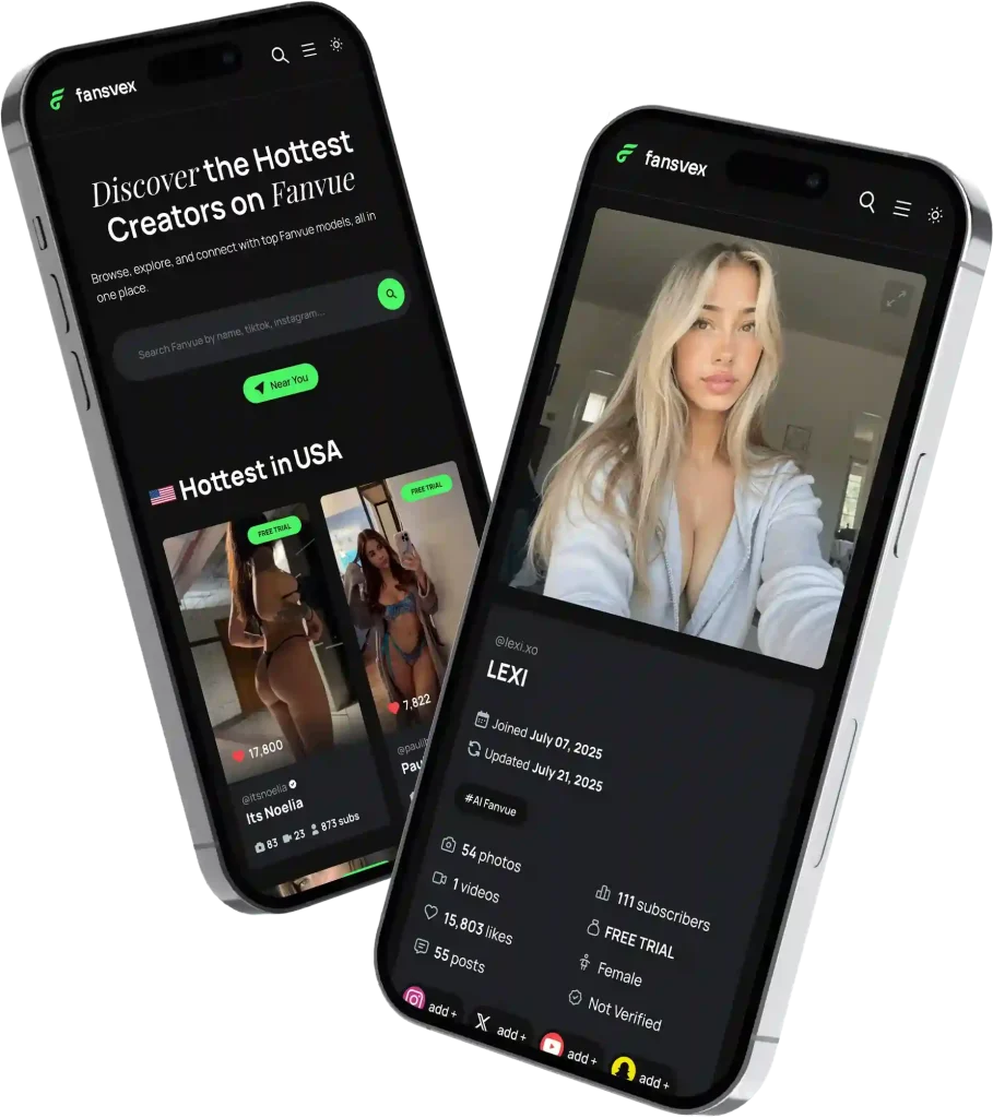 Fansves - mobile interface
