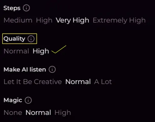 Seduced AI - Quality Setup
