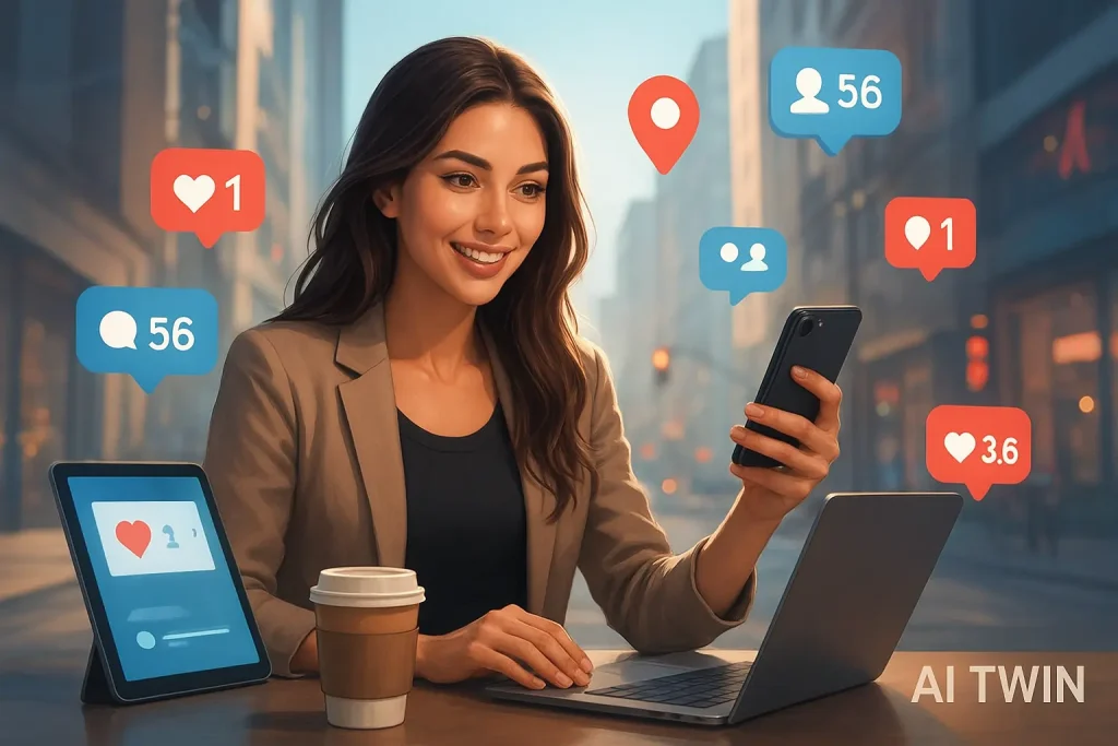 AI-generated virtual influencer