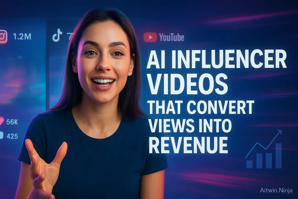 AI influencer making viral social media videos