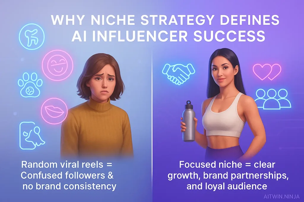 AI influencer niche strategy ensures brand consistency