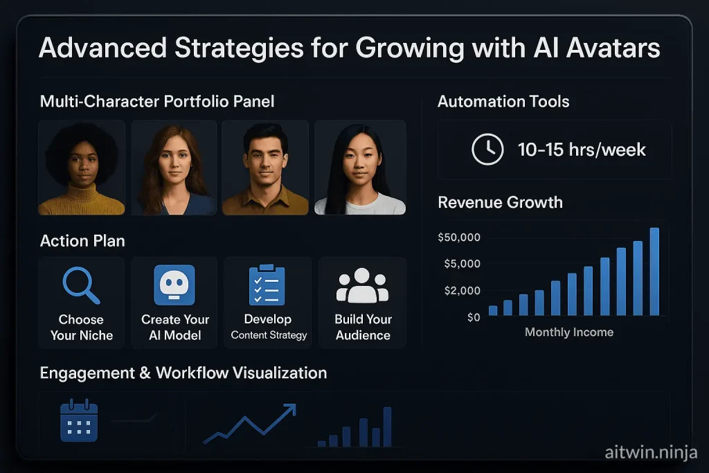 AI influencer scaling beyond $10K.