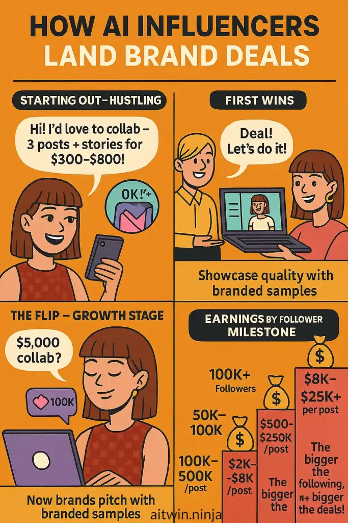 Brand Deals with AI Influencers