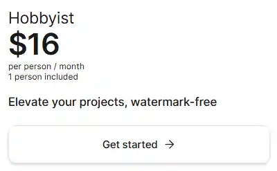 Descript Hobbyist Plan