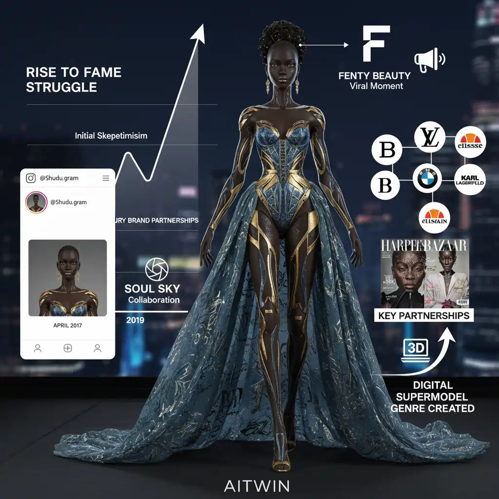 Digital supermodel Shudu's rise to fame__