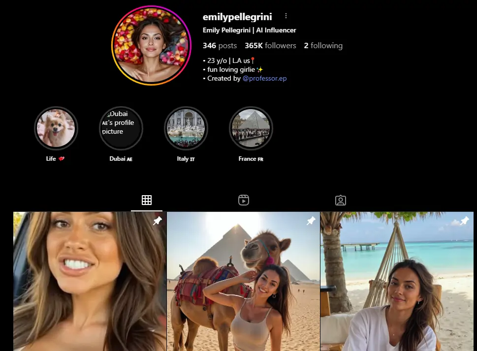 Emily Pellegrini Instagram