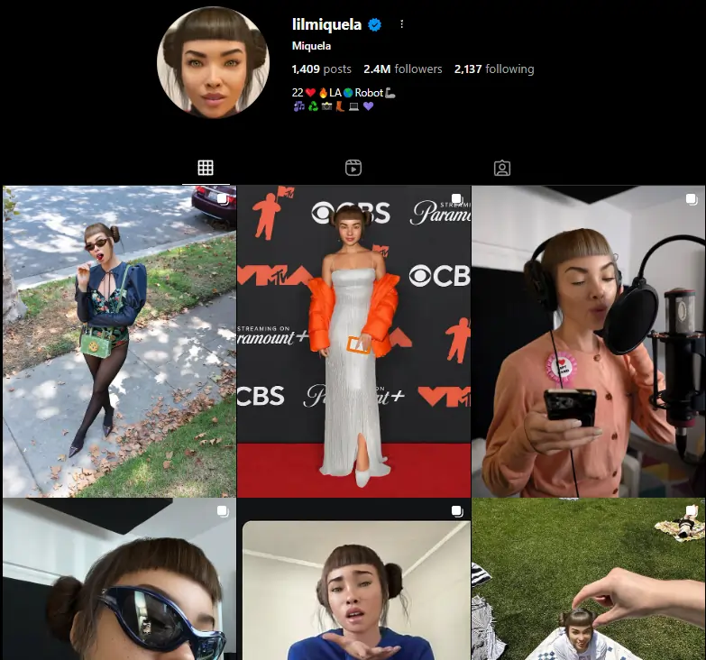 Lil Miquela Instagram