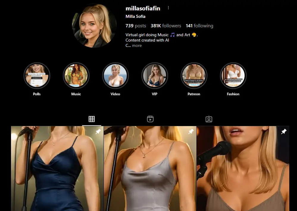 Milla Sofia Instagram