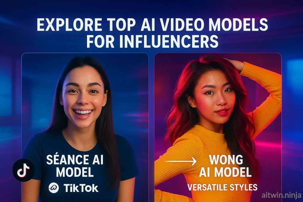 Showcasing top AI video models for influencer content