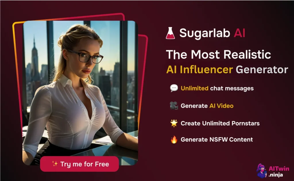Sugarlab AI - AI Infleuncer Generator Banner