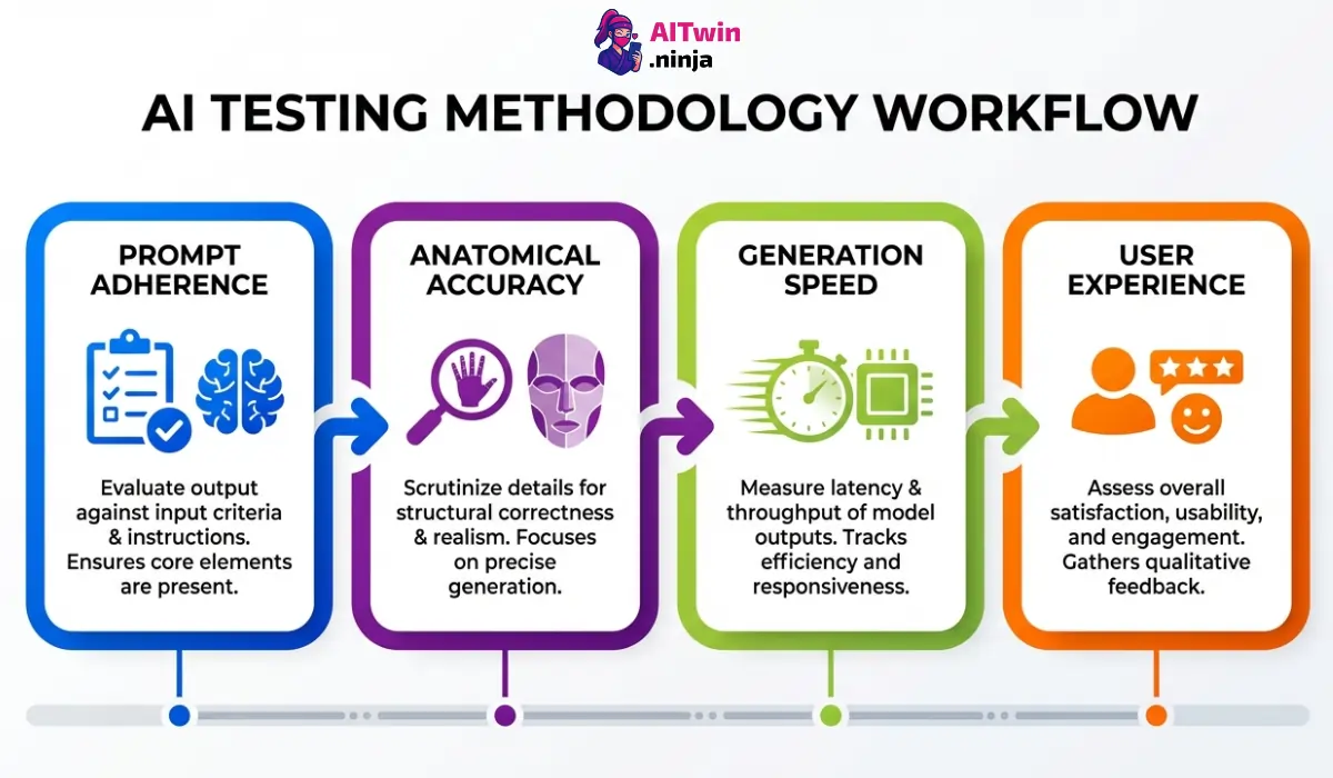 AI Image Generators- Testing Methodology Workflow