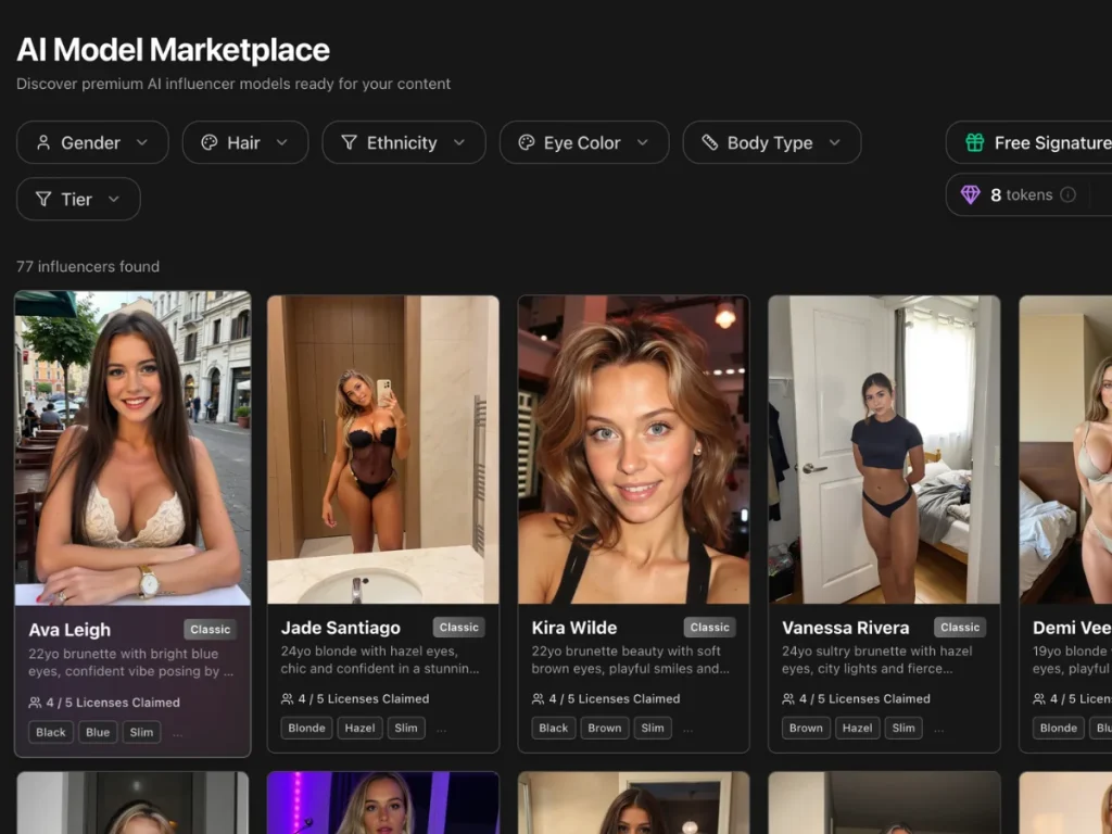 CelebMakerAI - AI Model Marketplace