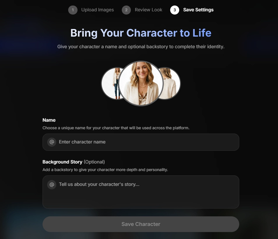 Complete Your Generated Character’s Identity in OpenArt