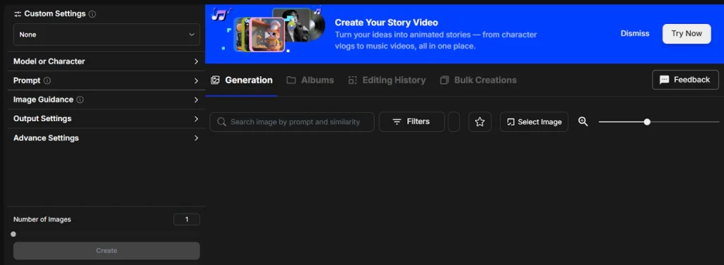 OpenArt AI image generator