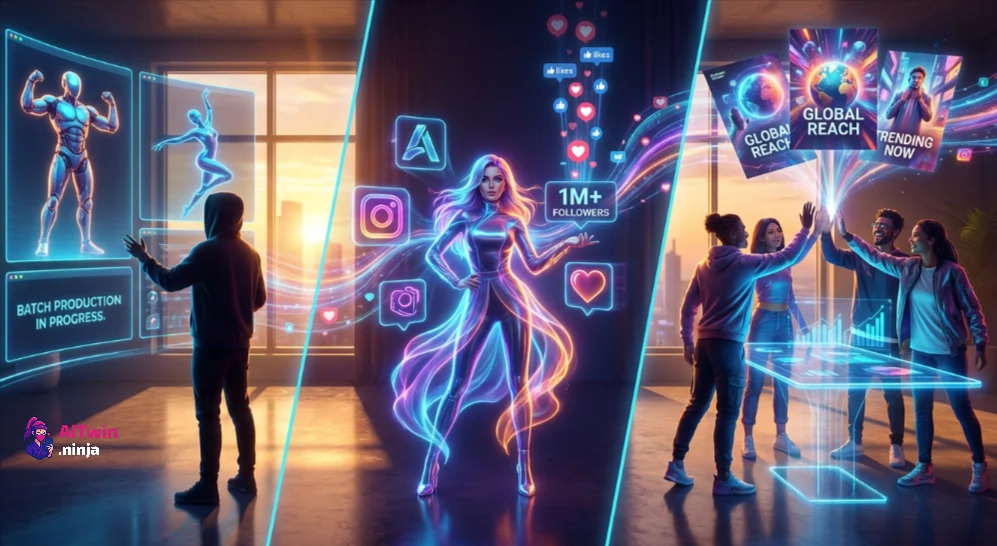 OpenArt AI studio triptych