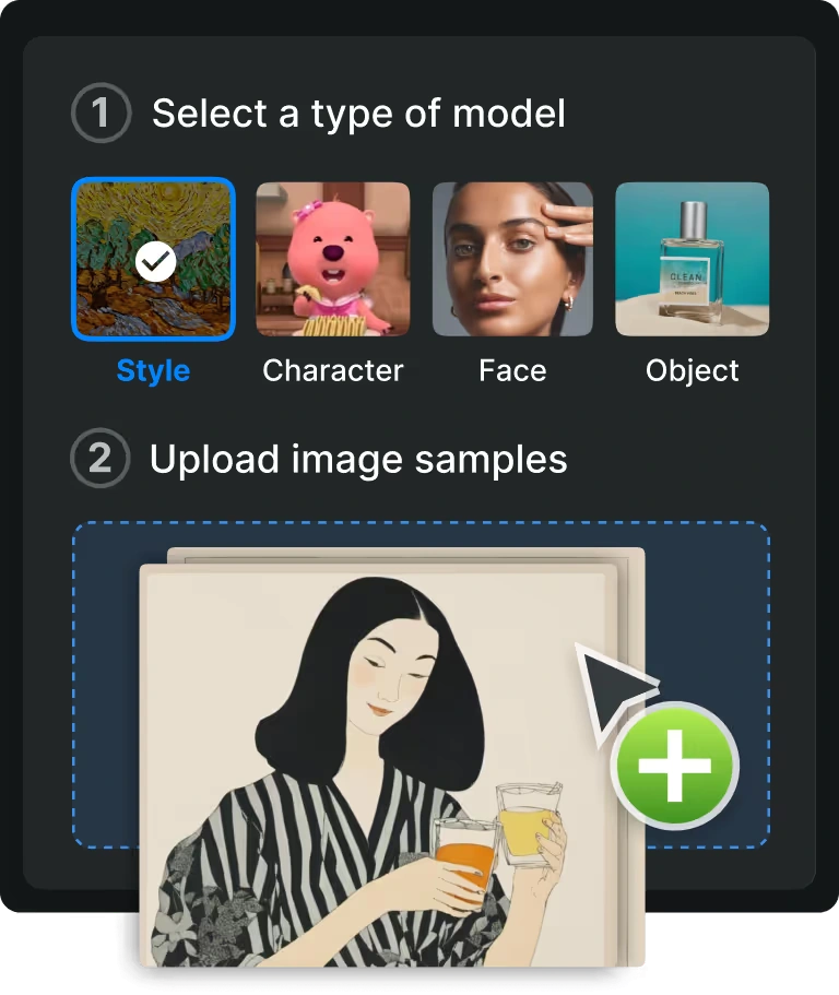 OpenArt custom model training for Character Generation