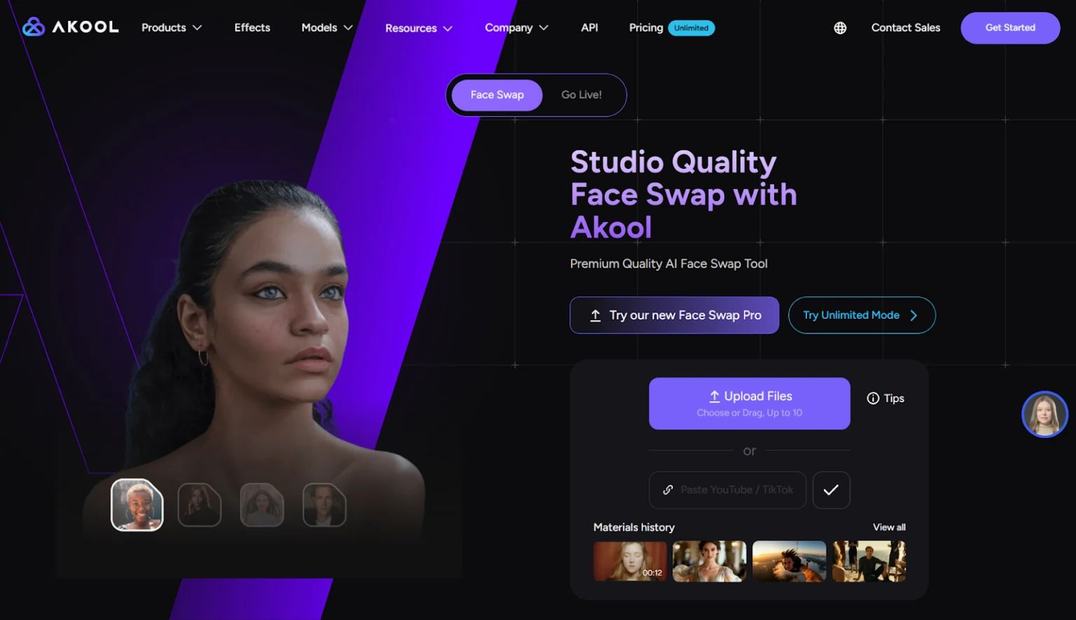 AKOOL Face Swap Feature