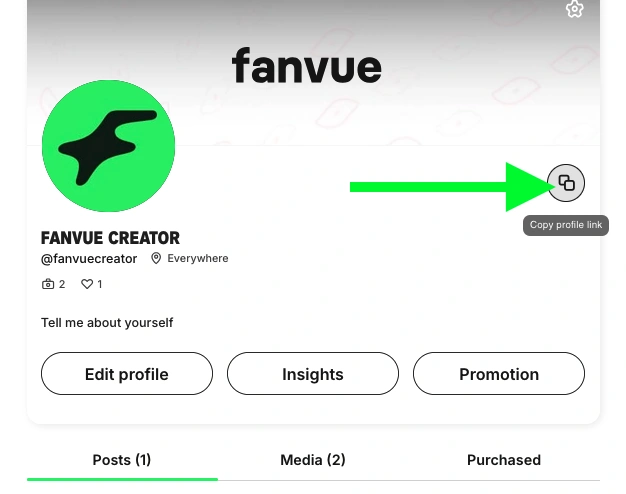 Fanvue AI Creators Profile