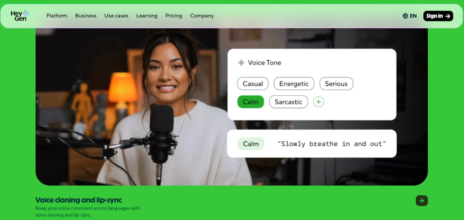 HeyGen Voice Cloning