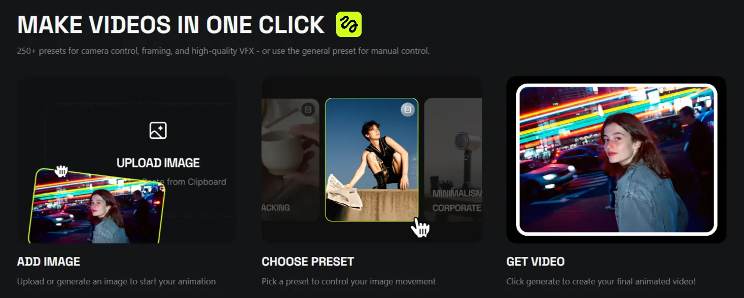 Higgsfield Image-to-Video Tool