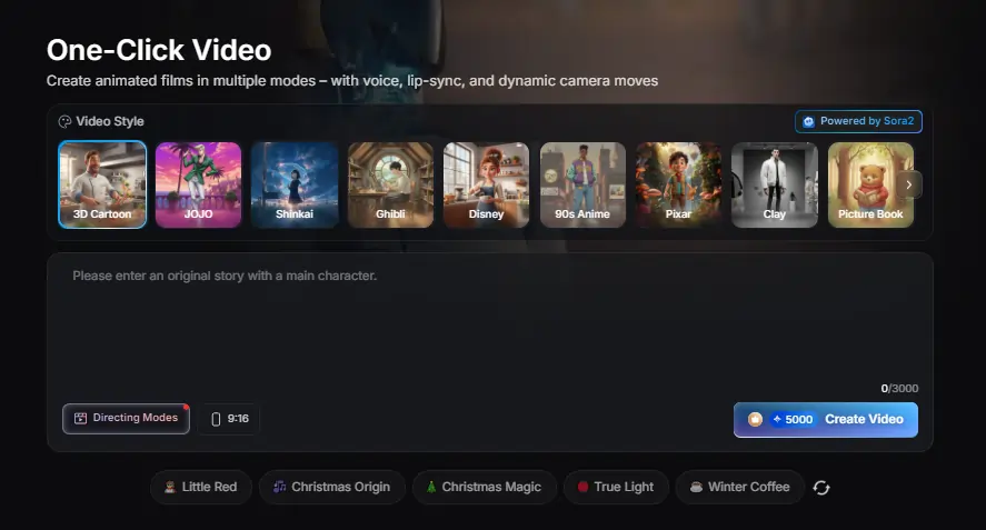 One-Click Story Videos - MagicLight AI