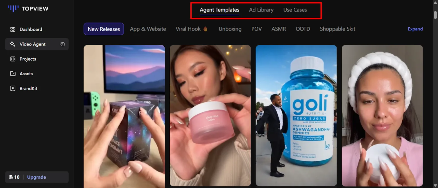 TopView AI Agent Templates