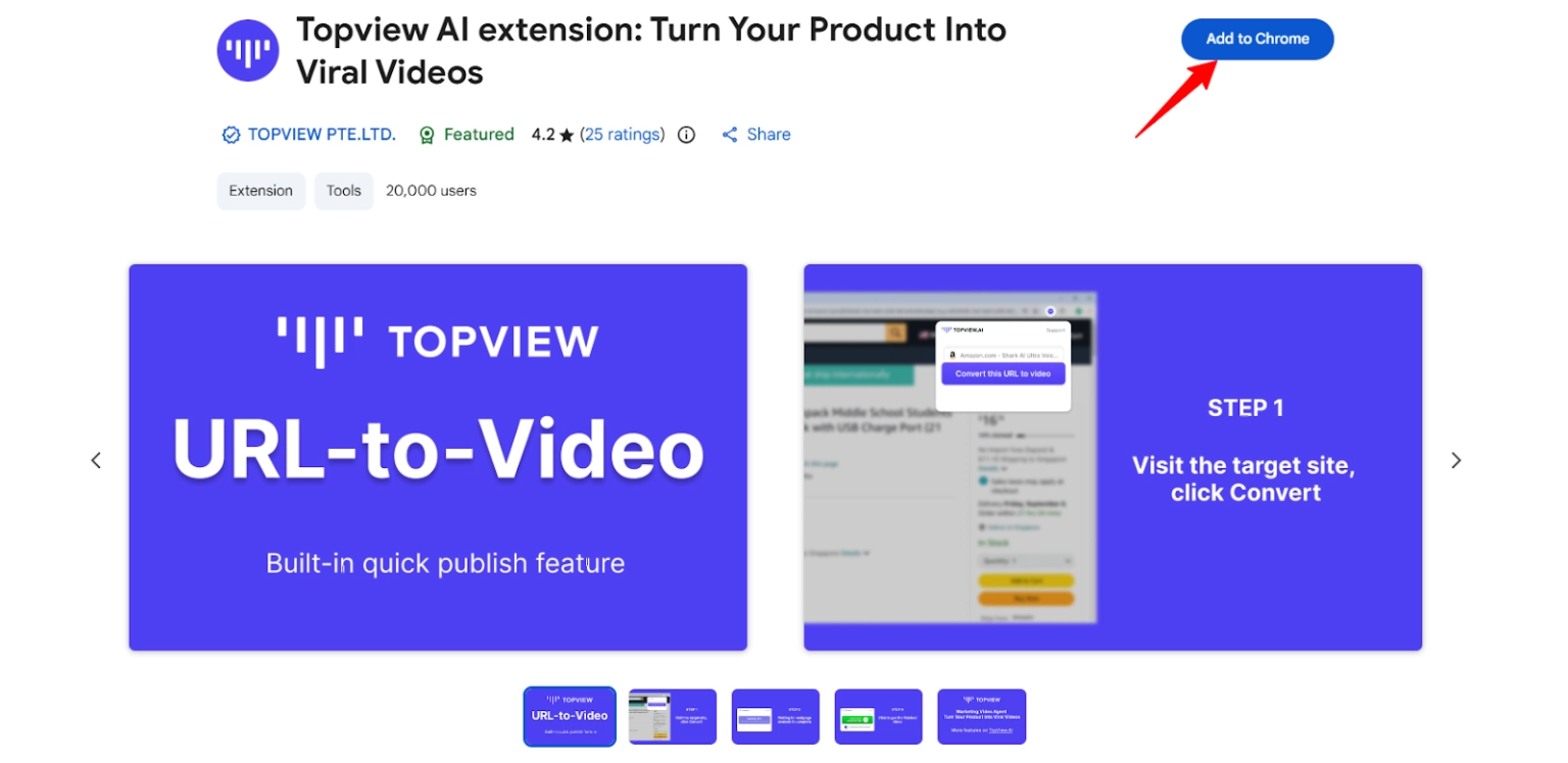 TopView AI Chrome Extension