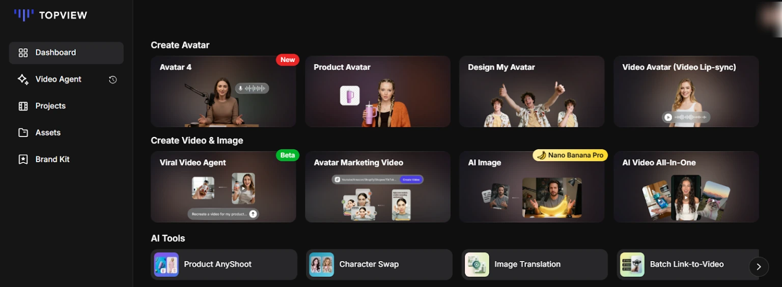 Create Custom Videos with AI Avatars with TopView AI