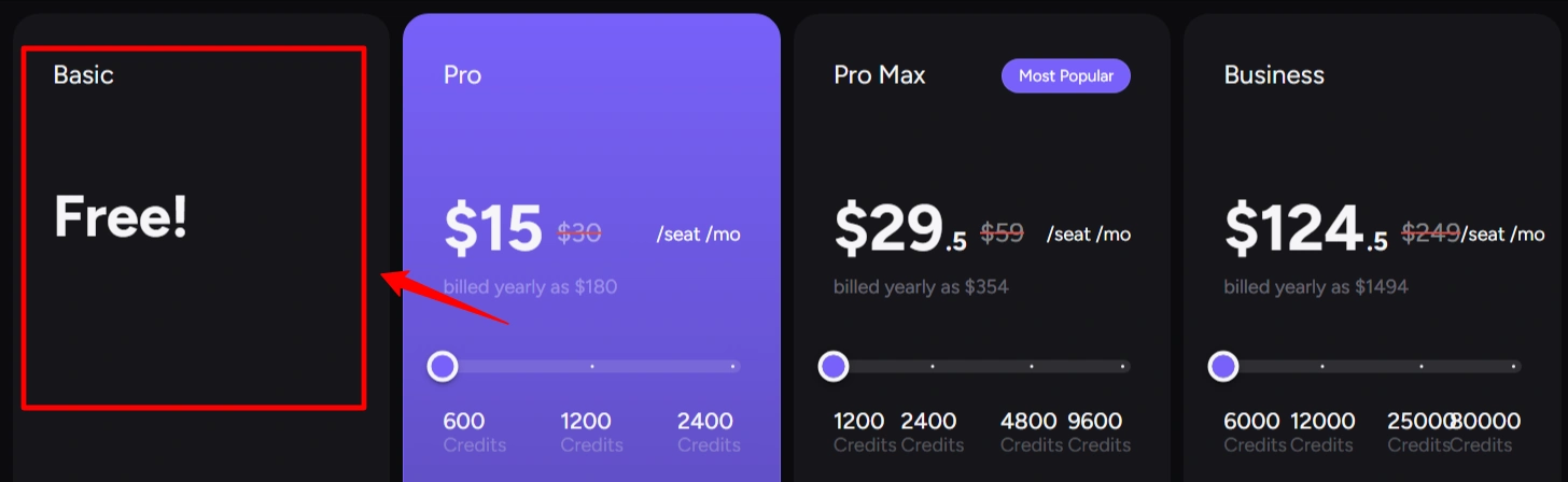 AKOOL Pricing & FREE Plan