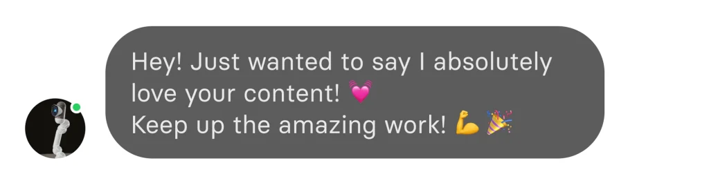 Fanvue DMs- AI Persona Playful and Flirty