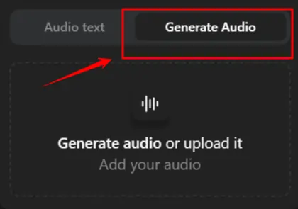 Higgsfield AI - Generate Audio or Upload
