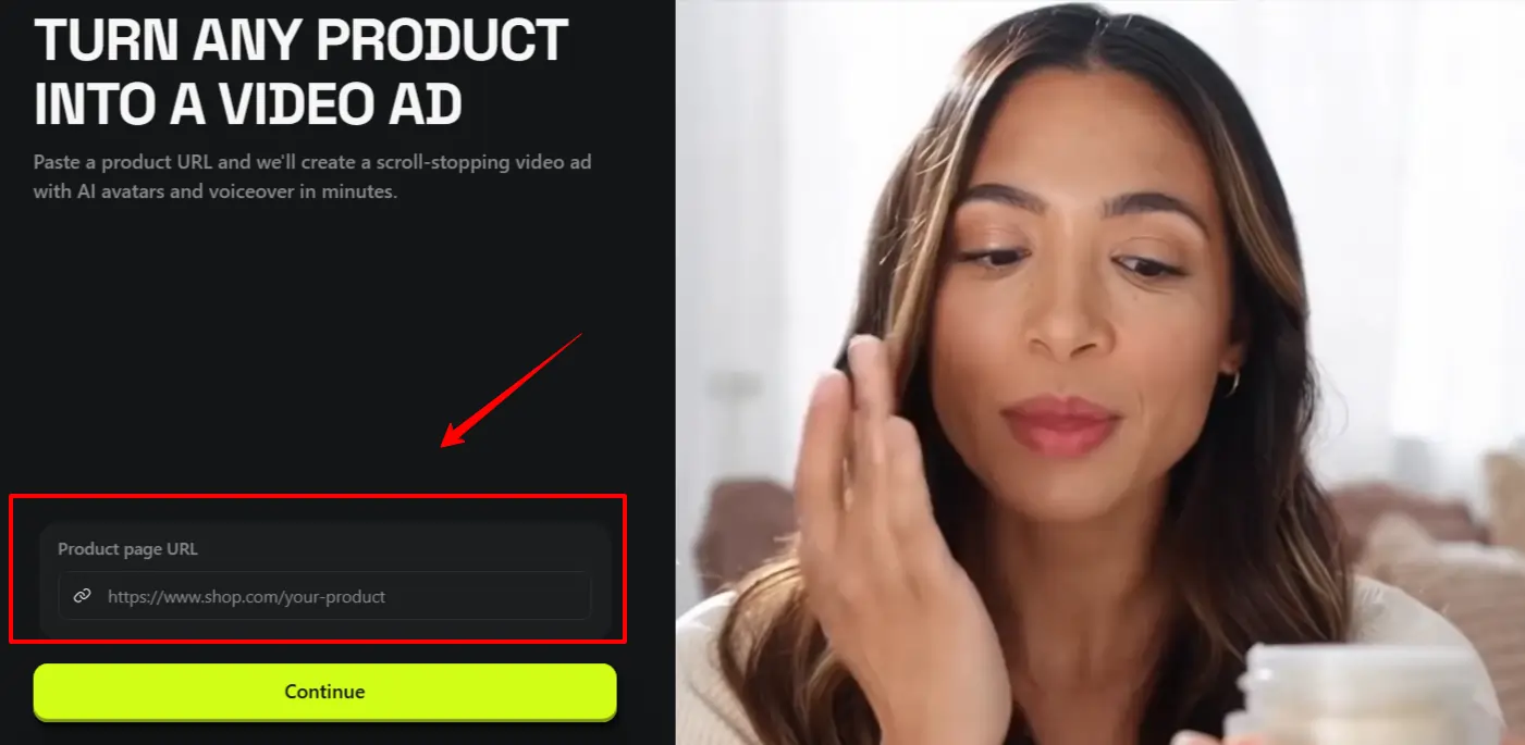 Higgsfield AI - Turn URLs into Video Ads