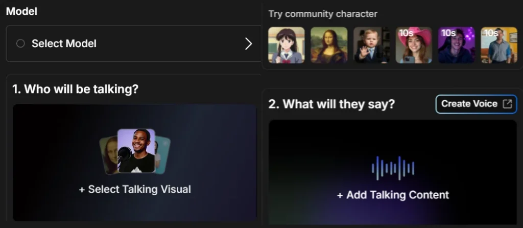 OpenArt Lip-Sync Video Generator