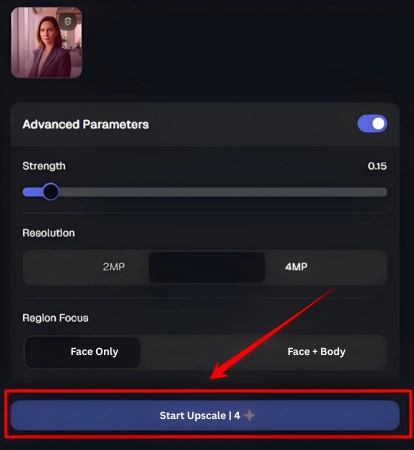 Pykaso- Start the Upscale