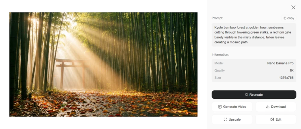 Genspark AI Image Output