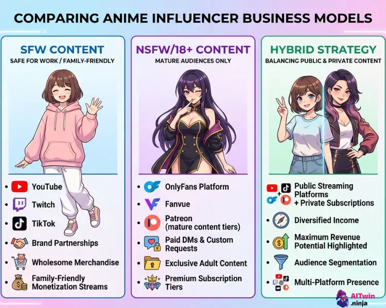 Comparing Anime Influencer Niche Models