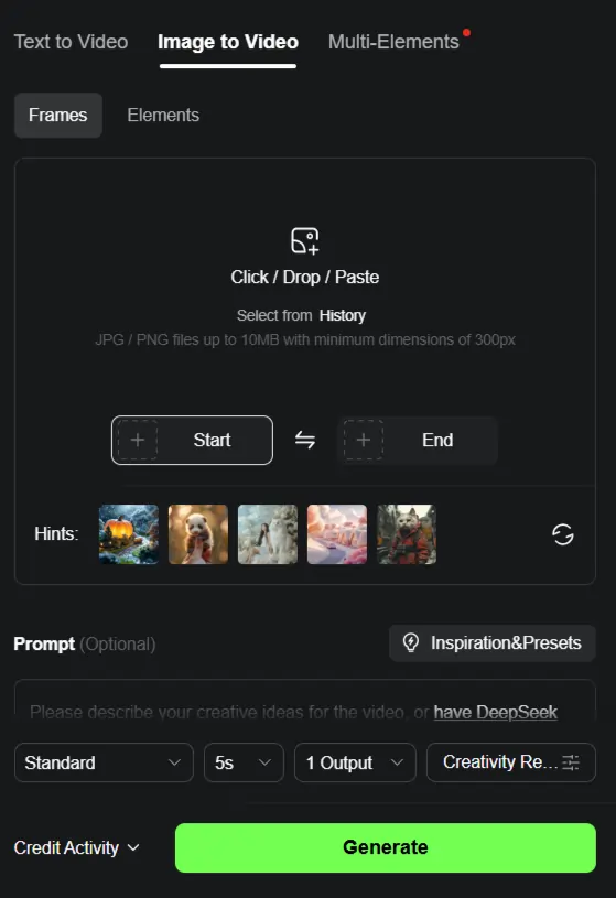 Image To video by Kling AI