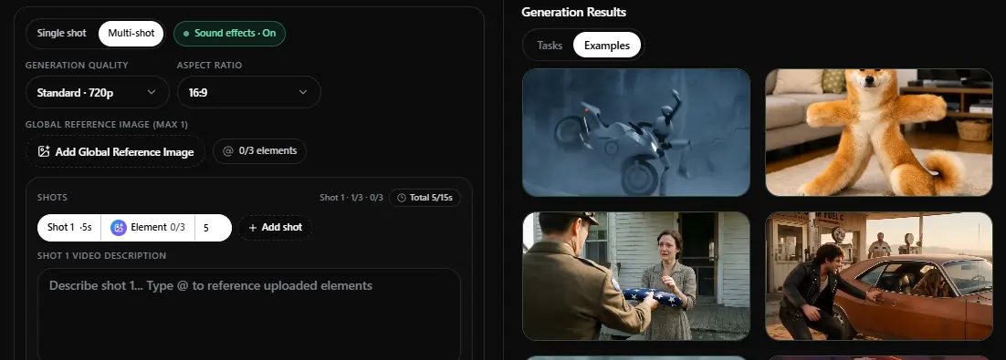 Kling AI -Multi-Shot Storyboard Tool