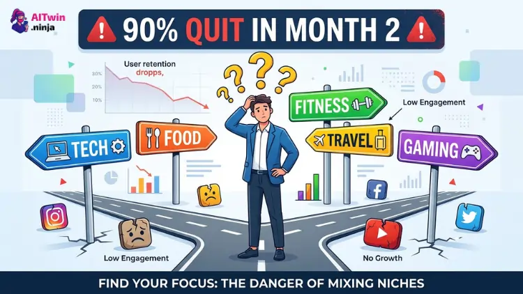Most AI Influencers Quit by Month Two