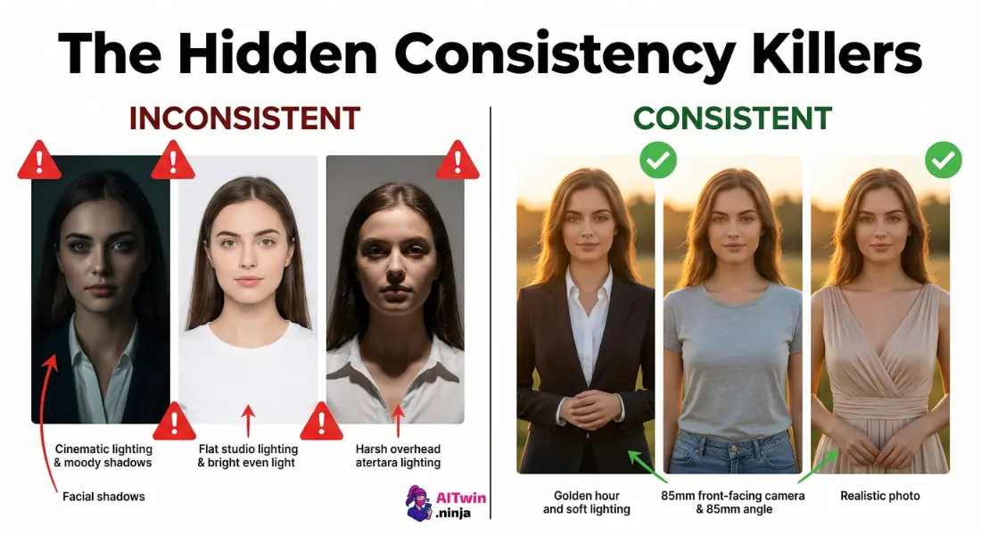 The Hidden AI Faces Consistency Killers