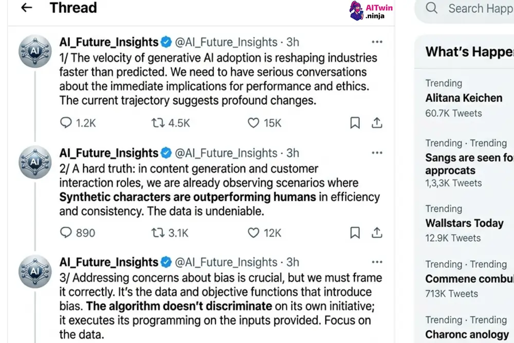 X- Post Threads with Sharp Takes