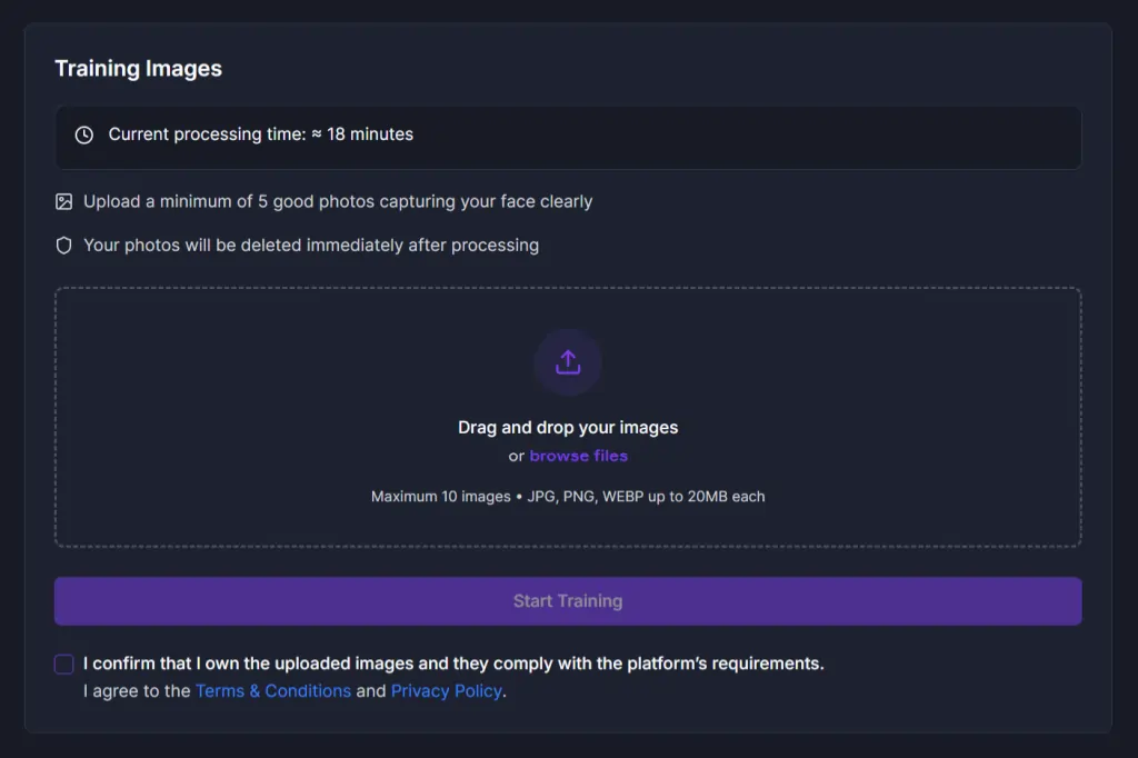 Xmode AI - Drag & Upload Your Photos
