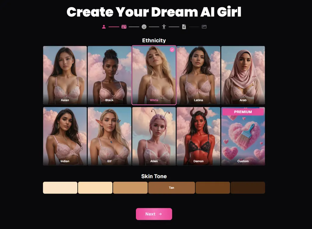 Customise Dream AI Character