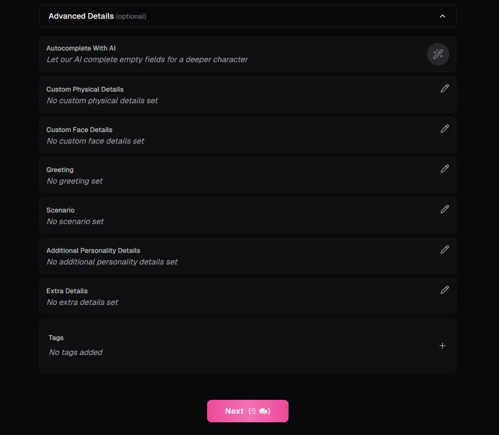 OurDream AI Advanced Settings