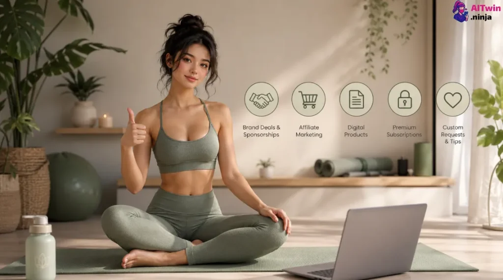 AI Yoga Influencer Monetization