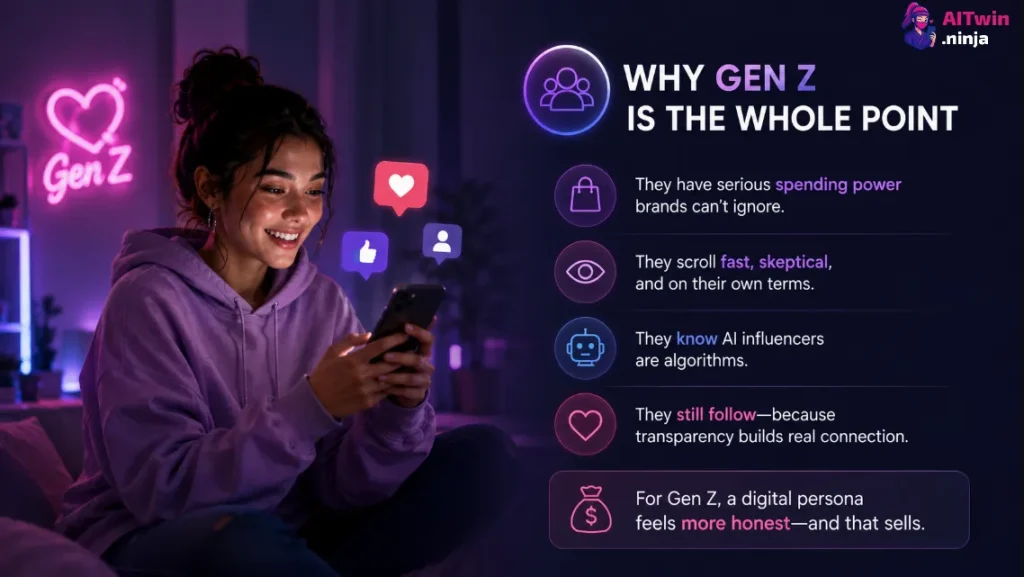 Importance Gen Z in AI Influencers Marketing