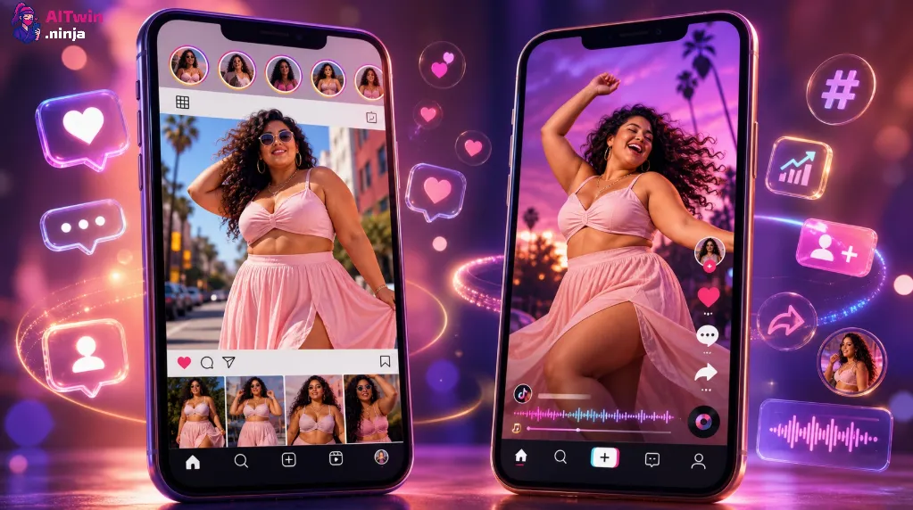 Plus-Size Model Social Media Strategy