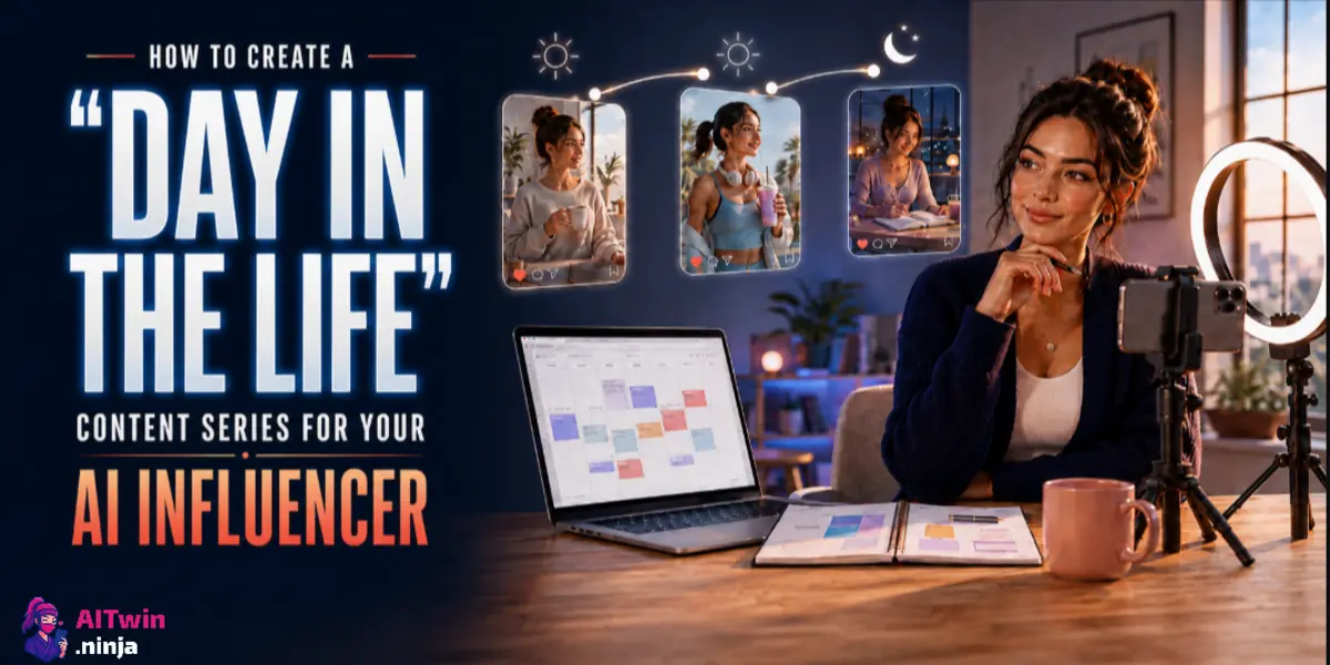 Create a Day in the Life Content Series for AI Influencer